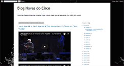 Desktop Screenshot of novasdocirco.blogspot.com