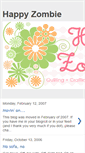 Mobile Screenshot of happinesszombie.blogspot.com