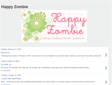 Tablet Screenshot of happinesszombie.blogspot.com