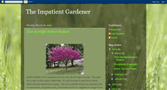 Desktop Screenshot of impatient-gardener.blogspot.com