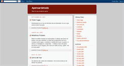 Desktop Screenshot of apensardetodo.blogspot.com