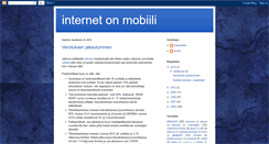 Desktop Screenshot of internet-on-mobiili.blogspot.com