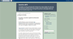 Desktop Screenshot of galiciaarte.blogspot.com