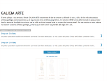Tablet Screenshot of galiciaarte.blogspot.com