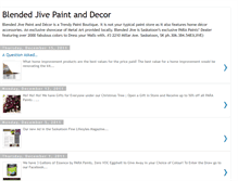 Tablet Screenshot of blendedjive.blogspot.com