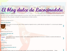 Tablet Screenshot of elblogdulcedelacocinadelu.blogspot.com