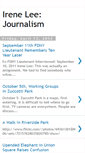 Mobile Screenshot of journalismirenelee.blogspot.com