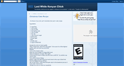 Desktop Screenshot of lostwhitekenyan.blogspot.com