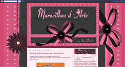 Desktop Screenshot of maravilhasdarte.blogspot.com