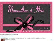 Tablet Screenshot of maravilhasdarte.blogspot.com
