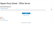 Tablet Screenshot of freebypassproxyserver.blogspot.com