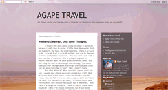 Desktop Screenshot of agapecruisetravel.blogspot.com