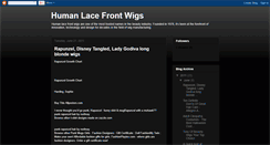 Desktop Screenshot of humanlacefrontwigs.blogspot.com