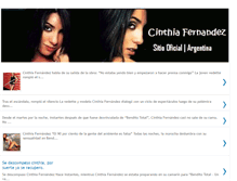 Tablet Screenshot of cinthiafernandez.blogspot.com