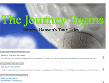 Tablet Screenshot of kendrahansontourtales.blogspot.com