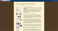 Desktop Screenshot of diaryofablackandwhitefamily.blogspot.com