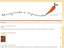 Tablet Screenshot of mangiandoeimparando.blogspot.com