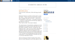 Desktop Screenshot of codetoergosum.blogspot.com