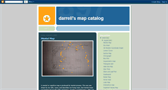 Desktop Screenshot of darrellsmapcatalog.blogspot.com