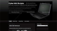 Desktop Screenshot of cyberinfoscripter.blogspot.com