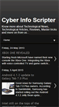 Mobile Screenshot of cyberinfoscripter.blogspot.com