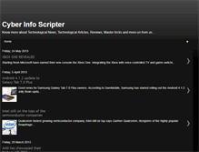Tablet Screenshot of cyberinfoscripter.blogspot.com