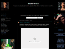 Tablet Screenshot of beastly-trailer.blogspot.com