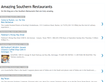 Tablet Screenshot of amazingsouthernrestaurants.blogspot.com