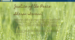 Desktop Screenshot of justiceofthepeacesharoniovanni.blogspot.com