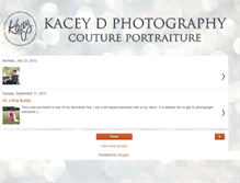 Tablet Screenshot of kaceydphotography.blogspot.com