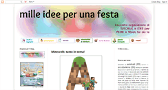 Desktop Screenshot of milleideeperunafesta.blogspot.com