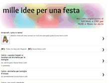 Tablet Screenshot of milleideeperunafesta.blogspot.com