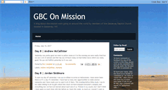 Desktop Screenshot of gbconmission.blogspot.com