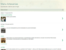 Tablet Screenshot of manuartesanias.blogspot.com