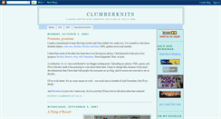 Desktop Screenshot of clumberknits.blogspot.com