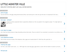 Tablet Screenshot of littlemonsterville.blogspot.com