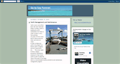 Desktop Screenshot of gotoseaforever.blogspot.com