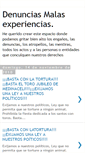 Mobile Screenshot of denunciasmalasexperiencias.blogspot.com