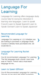 Mobile Screenshot of language-for-learning.blogspot.com