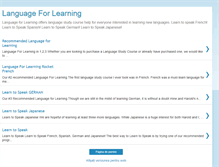 Tablet Screenshot of language-for-learning.blogspot.com