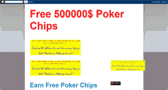 Desktop Screenshot of free-poker-chips.blogspot.com