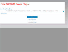 Tablet Screenshot of free-poker-chips.blogspot.com