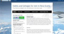 Desktop Screenshot of cottages-in-novascotia.blogspot.com