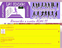 Tablet Screenshot of lasdivinas2010.blogspot.com