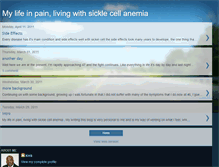 Tablet Screenshot of livingwithsicklecell-khs.blogspot.com