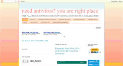 Desktop Screenshot of needantivirus2011.blogspot.com