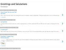 Tablet Screenshot of greetingssalutations.blogspot.com