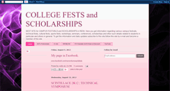 Desktop Screenshot of collegefests.blogspot.com