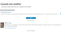 Tablet Screenshot of counseloneanother.blogspot.com
