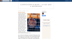 Desktop Screenshot of cappuccinoatthekeyboard.blogspot.com